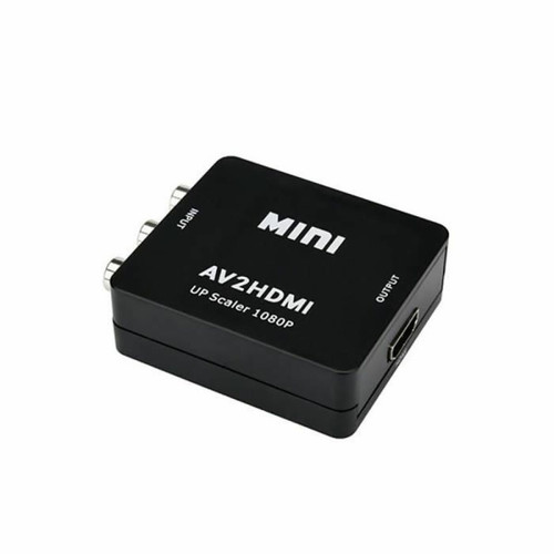 Onever - Adaptateur de convertisseur Mini RCA AV vers HDMI Convertisseur AV2HDMI composite 1080P HDTV DVDB Onever  - Adaptateur hdmi rca
