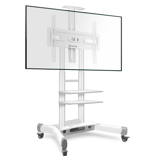 Onkron - TS1552 Blanc, Support sur pied à roulettes pour TV de 40" à 70", 45 kg max Onkron  - Support mural