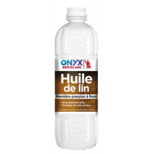 Onyx -Huile de lin bidon de 1 litre Onyx  - Onyx