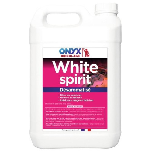 Onyx - White spirit désaromatisé 5 litres - Onyx