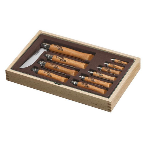 Opinel - OPINEL - 945.B - RAMASSE-MONNAIE BOIS 10 OPINEL CARBONE Opinel  - Outils de coupe Opinel