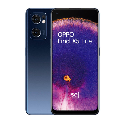 Oppo -OPPO Find X5 Lite 5G 8Go/256Go Noir (Starlight Black) Double SIM CPH2371 Oppo  - Oppo Find X5 Series