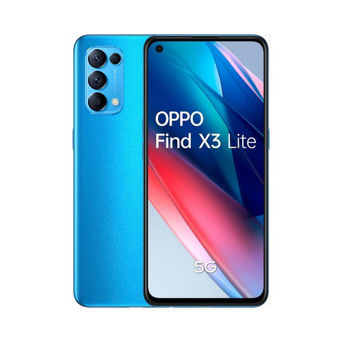 Oppo -Oppo Find X3 Lite 5G 8Go/128Go Bleu (Bleu Astral) Double SIM CPH2145 Oppo  - Oppo Find X Téléphonie