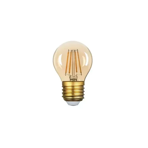 Optonica - Ampoule LED G45 Filament 4W Golden Glass Dimmable E27 Blanc Très Chaud 2500K Optonica  - Led filament