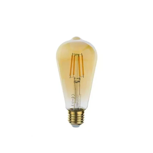 Optonica - Ampoule LED E27 ST64 4W Verre doré équivalent à 27W - Blanc Chaud 2500K Optonica  - Optonica