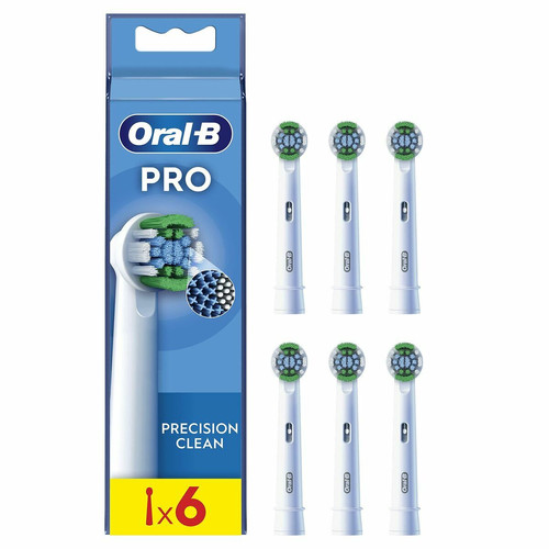 Oral-B - Rechange brosse à dents électrique Oral-B EB20 6 FFS PRECISSION Blanc Oral-B  - Brosses