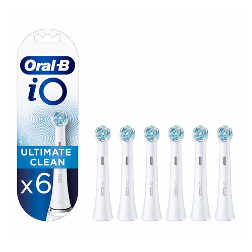 Oral-B - Recambio Oral-B iO Ultimate Clean Blanco - 6 cabezales Oral-B  - Brosses Oral-B