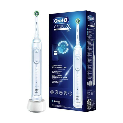 Oral-B - Brosse a Dents Électrique Oral-B Genius X - 1 Brossette incluse, 6 Modes Dont Blancheur, Douceur et Soin des Gencives Oral-B  - Oral-B