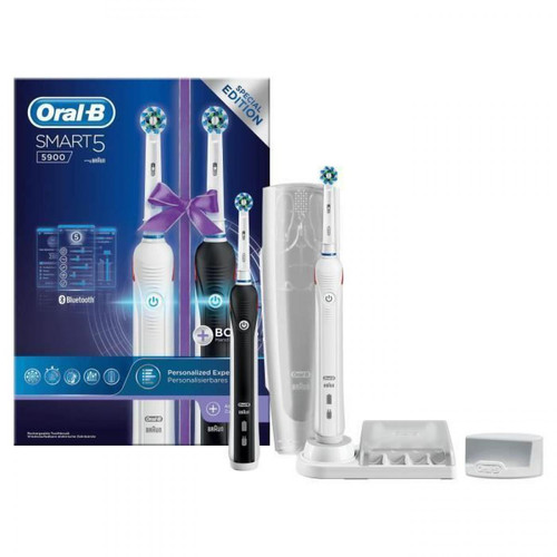Oral-B - Oral-B Smart 5 5900 Brosse a Dents Électrique connectée x2 - Oral-B