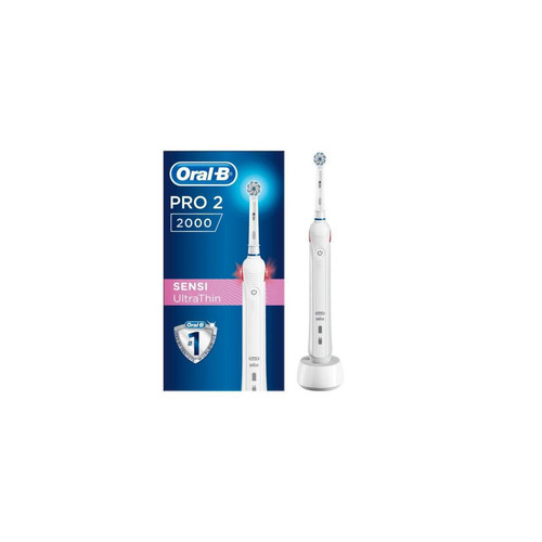 Oral-B - Brosse a Dents Électrique - Oral-B Pro 2 2000 -  Blanche - Oral-B