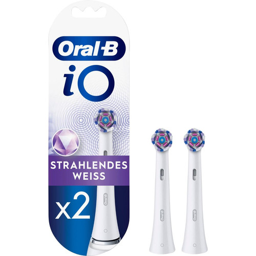 Oral-B - Oral-B 416678 - Oral-B iO Lot de 2 brossettes blanc Oral-B  - Oral-B