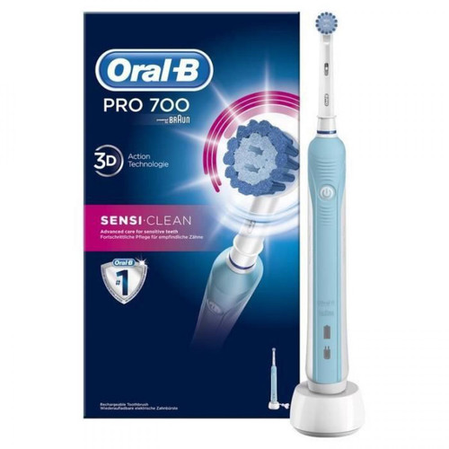 Oral-B - Pro 700 Sensi-Clean Brosse À Dents Électrique Par Braun - Brosse à dents électrique