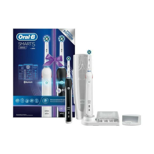Oral-B - Oral-B Smart 5 5900 Brosse a Dents Électrique connectée x2 Oral-B  - Découvrez nos idées cadeaux Electroménager Electroménager