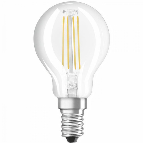Osram - OSRAM Ampoule LED Sphérique clair filament  4W=40 E14 chaud Osram  - Marchand Mplusl