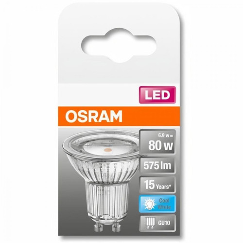 Osram - OSRAM Spot PAR16 LED 120° verre 6,9W=80 GU10 froid Osram  - Ampoules LED Osram