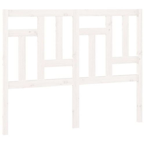Maison Chic - Tête de lit moderne pour chambre - Décoration de lit Blanc 155,5x4x100 cm Bois massif de pin -MN93828 Maison Chic  - Têtes de lit