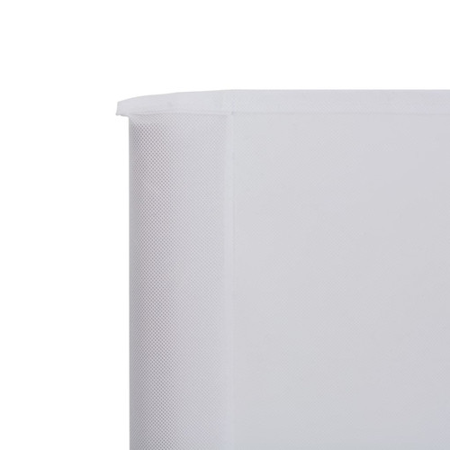 Paravents Paravent/Cloison de séparation 6 panneaux Tissu 800 x 120 cm Blanc sable -MN32092