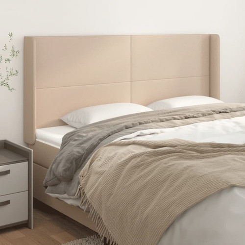 Têtes de lit Maison Chic Tête de lit scandinave avec oreilles,meuble de chambre Cappuccino 183x16x118/128 cm -MN10583