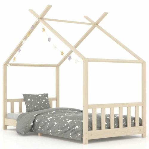 Maison Chic - Lit d'Enfant Chambre - Cadre de lit pour enfant Bois de pin massif 90 x 200 cm -MN66185 Maison Chic  - Cadres de lit