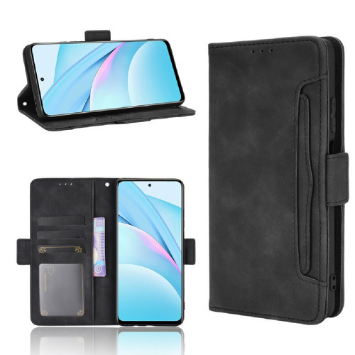 Other - Etui en PU avec support et porte-cartes noir pour votre Xiaomi Mi 10T Lite 5G Other  - Coque, étui smartphone