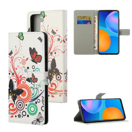 Other - Etui en PU impression de motifs avec support papillon et bulle pour votre Samsung Galaxy S30/S21 Other  - Coque, étui smartphone
