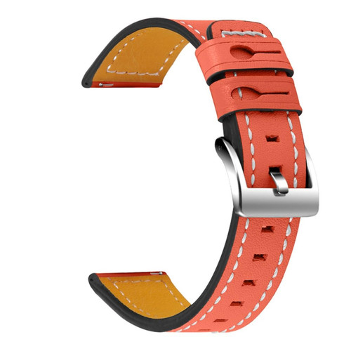 Other - Bracelet en cuir véritable 20mm, orange pour votre Garmin Vivoactive 3/Vivoactive 3 Music/Venu Other  - Marchand Magunivers