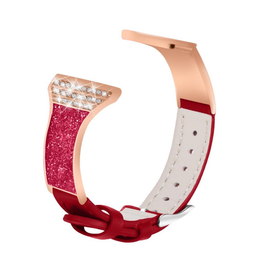 Other - Bracelet en cuir véritable céramique, rouge pour votre Samsung Gear S3 Frontier/S3 Classic - Samsung gear s3 frontier