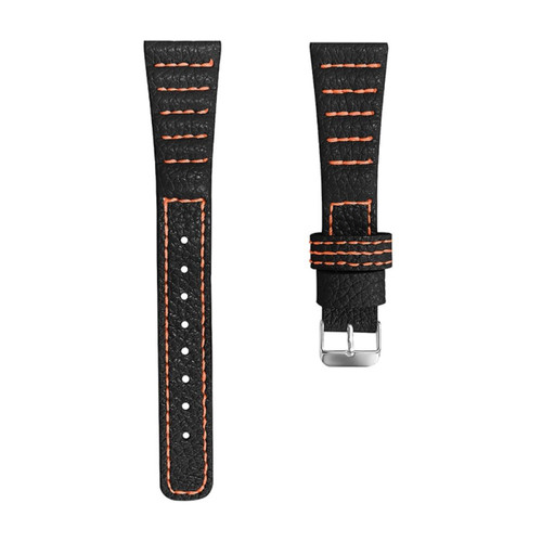 Other - Bracelet en cuir véritable lignes de couture ondulées, noir pour votre Huami Amazfit Bip 1S/GTR 42mm/GTS/Bip Lite Other  - Objets connectés