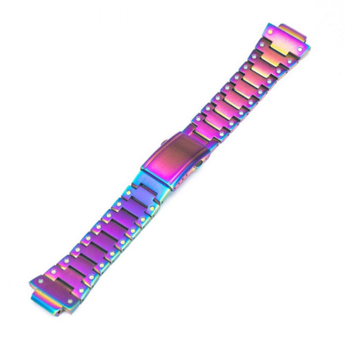 Other - Bracelet en métal multicolore pour Casio G-SHOCK GW-5000/5035/DW5600/GW-M5610 Other  - Montre et bracelet connectés