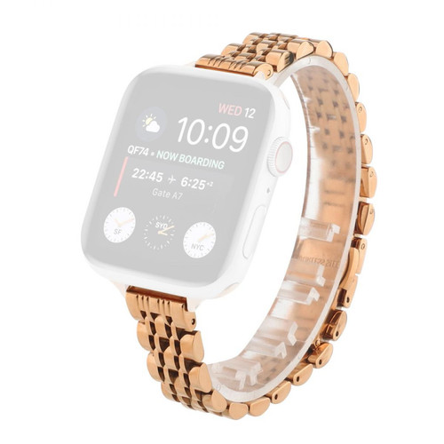 Other - Bracelet en métal or rose pour votre Apple Watch Series 6/SE/5/4 40mm/Series 3/2/1 38mm - Apple watch rose
