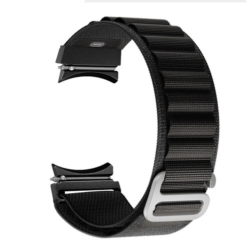 Other - Bracelet en nylon boucle à crochet en G pour votre Samsung Galaxy Watch 5 40mm/44mm/Watch 5 Pro 45mm/Watch4 40mm/44mm - noir Other  - Objets connectés