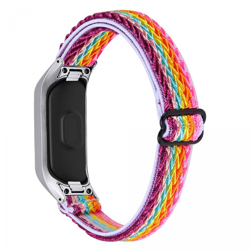 Other - Bracelet en nylon élastique réglable tressée arc-en-ciel pour votre Samsung Galaxy Fit-e R375 Other  - Marchand Magunivers