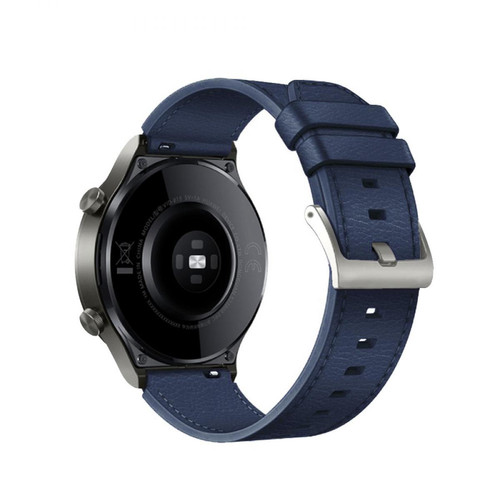 Other - Bracelet en PU 22mm Réglable bleu nuit pour votre Huawei Watch GT 2 46mm/GT 2 Pro Other  - Accessoires bracelet connecté