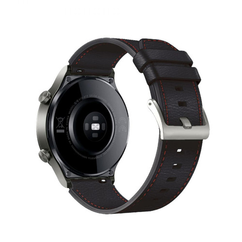 Other - Bracelet en PU 22mm Réglable noir/rouge pour votre Huawei Watch GT 2 46mm/GT 2 Pro Other  - Accessoires bracelet connecté