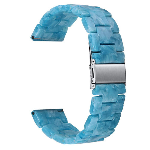 Other - Bracelet en résine 3 perles, marbre bleu pour votre Huami Amazfit GTR 47mm/Pace/Stratos/Stratos 2/Youth Edition 22mm Other - Accessoires montres connectées