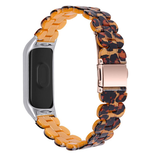 Other - Bracelet en résine avec boucle, imprimé léopard pour votre Xiaomi Mi Band 5/Band 6 Other  - Objets connectés
