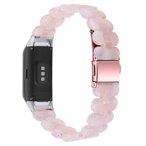 Other - Bracelet en résine avec boucle, rose pour votre Samsung Galaxy Fit SM-R370 Other  - Objets connectés