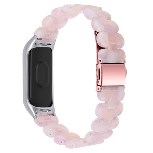 Other - Bracelet en résine avec boucle, rose pour votre Xiaomi Mi Band 5/Band 6 Other  - Accessoires montres connectées