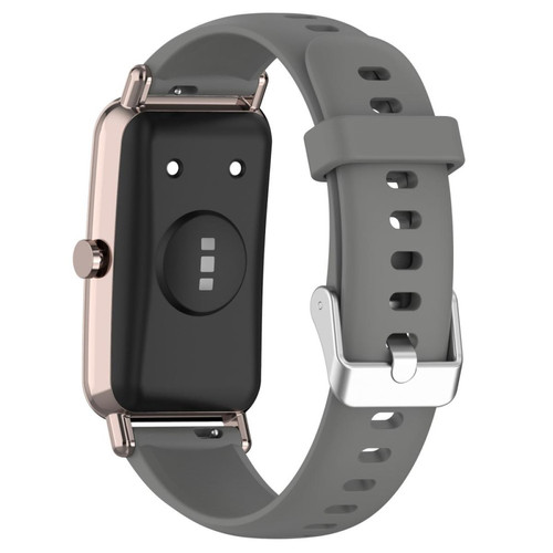 Other - Bracelet en silicone 16mm pour votre Huawei Watch Fit mini/Talkband B6/B3 - gris foncé Other  - Montre et bracelet connectés
