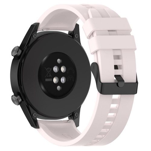 Other - Bracelet en silicone 22mm avec boucle à ardillon en acier, rose clair pour votre Huawei Watch GT3/GT Runner Other  - Montre et bracelet connectés