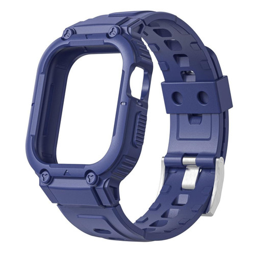 Other - Bracelet en silicone anti-chute pour votre Apple Watch Series 8/7 41mm/6/5/4/SE/SE (2022) 40mm/3/2/1 38mm - bleu nuit Other  - Marchand Magunivers