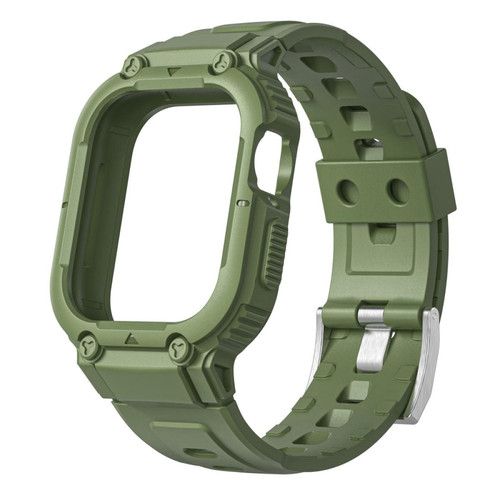 Other - Bracelet en silicone anti-chute pour votre Apple Watch Ultra 49mm - vert armé Other  - Marchand Magunivers
