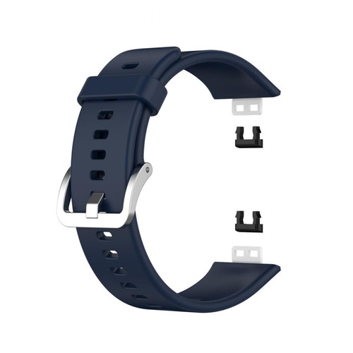 Other - Bracelet en silicone Boucle souple bleu nuit pour votre Huawei Watch Fit 2020 Other  - Montre et bracelet connectés