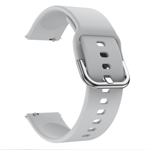 Other - Bracelet en silicone Couleur unie de 20 mm gris pour votre Polar Ignite Other  - Accessoires bracelet connecté