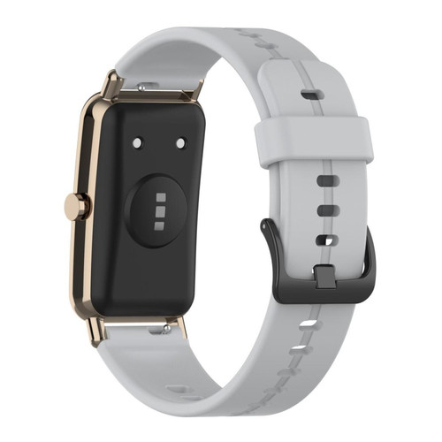 Other - Bracelet en silicone étanche avec boucle, gris pour votre Huawei Watch Fit Mini Other  - Objets connectés