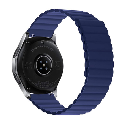 Other - Bracelet en silicone magnétique, 22mm à fermeture rapide, taille L pour votre Samsung Galaxy Watch 3 45mm/Gear S3 Frontier/Classic - bleu Other  - Marchand Magunivers