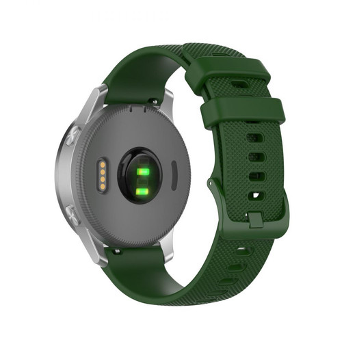 Other - Bracelet en silicone Réglable 20mm vert armé pour votre Samsung Galaxy Watch 42mm/Garmin Vivoactive 3 Other - Marchand Magunivers