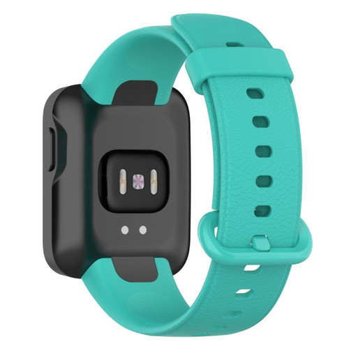Other - Bracelet en silicone texture litchi pour votre Xiaomi Redmi Watch - Vert sarcelle Other  - Montre et bracelet connectés