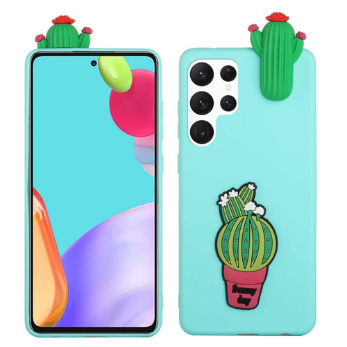 Other - Coque en silicone antichoc, anti-rayures, motif 3D cactus pour votre Samsung Galaxy S22 Ultra 5G Other  - Coque, étui smartphone