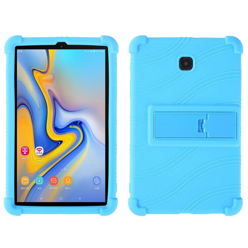 Other - Coque en silicone flexible avec béquille pliable bleu ciel pour votre Samsung Galaxy Tab A 8.0 (2018) SM-T387 Other  - Accessoire Tablette